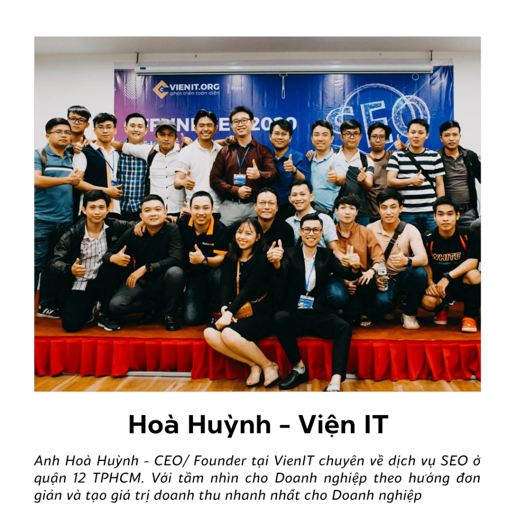 Hoà Huỳnh - CEO viện IT