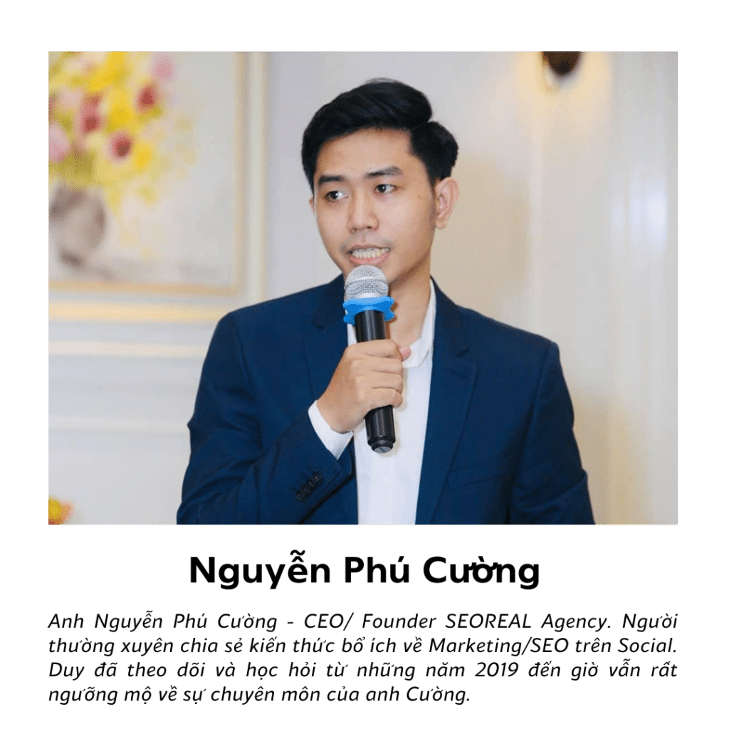 Nguyễn Phú Cường - SEO Real