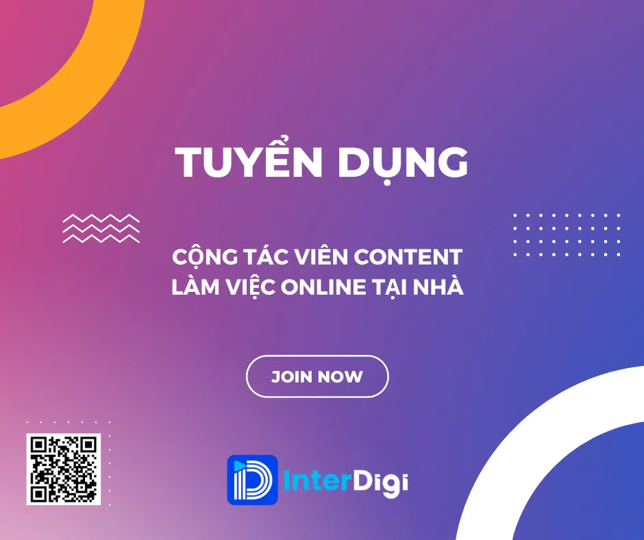 Tuyển dụng: CTV Content Online Partime - Freetime 1 Tuyển Cộng tác viên Content online