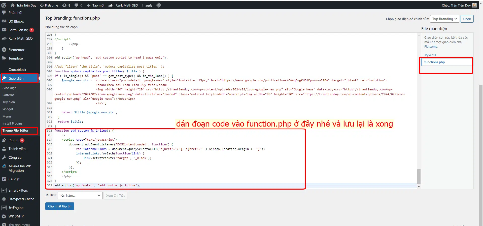 Cách cài đặt Internal Link website mở tab mới tự động 1 Cách cài đặt internal Link trên website tự động mở tab mới