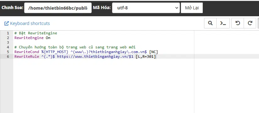 Code 301 chuyển hướng website cũ sang website mới 1 Code 301 chuyển hướng website cũ sang website mới