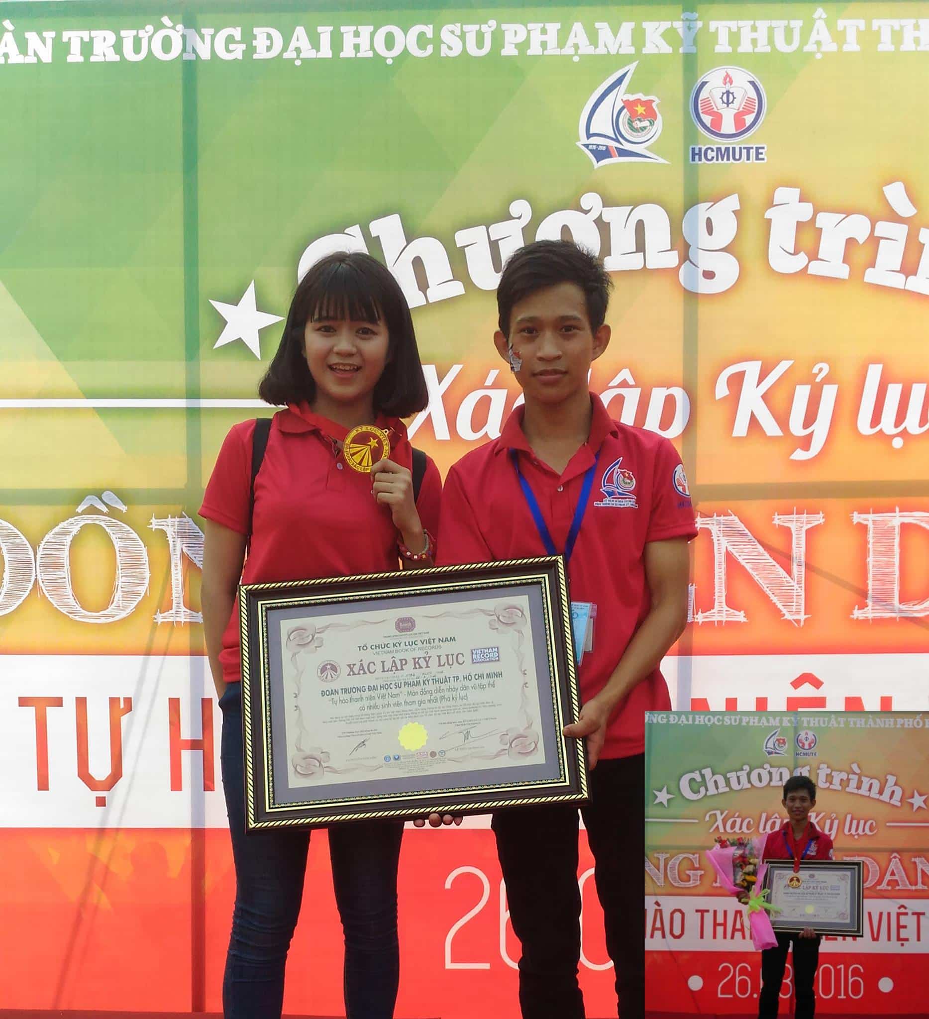 Trần Tiến Duy làm ban tổ chức chương trình xác lập kỷ lục guinness