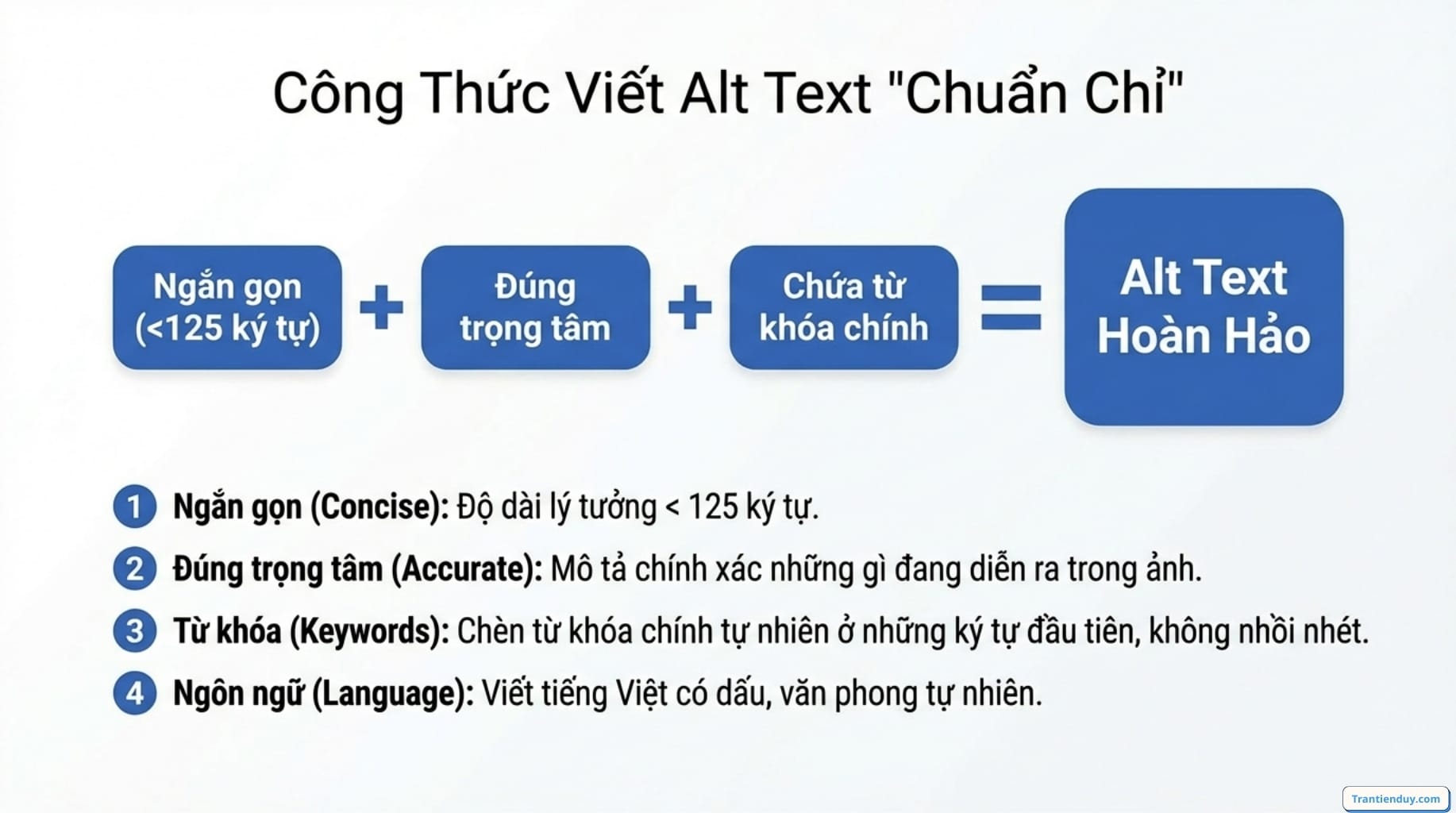 Công thức viết ALT Text chuẩn