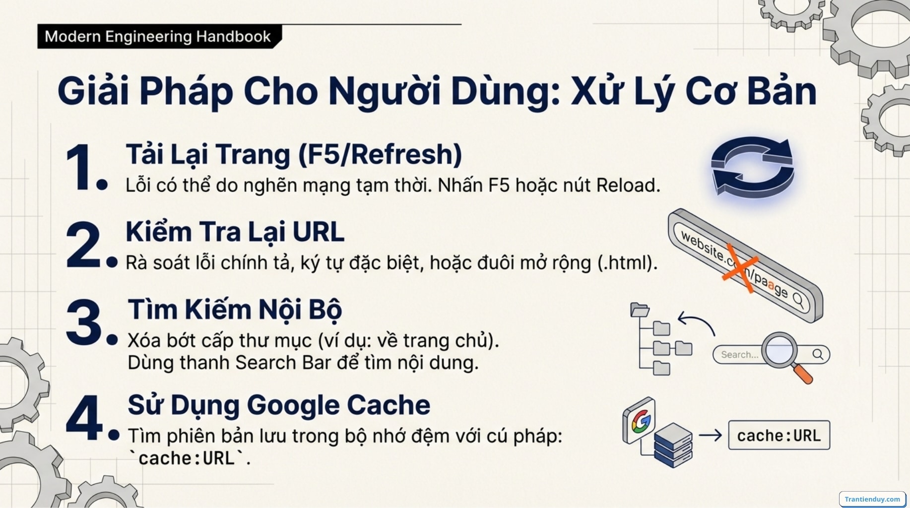 Giải pháp cho người dùng bị 404