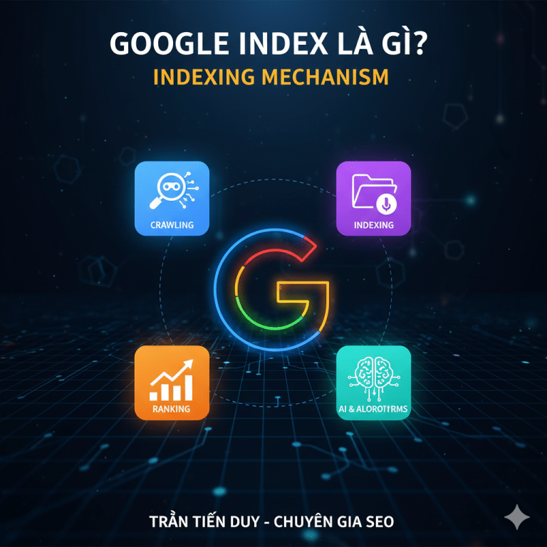 Google Index Là Gì? Cách Index Google Nhanh 2026 & Kiểm Tra - Trần Tiến Duy