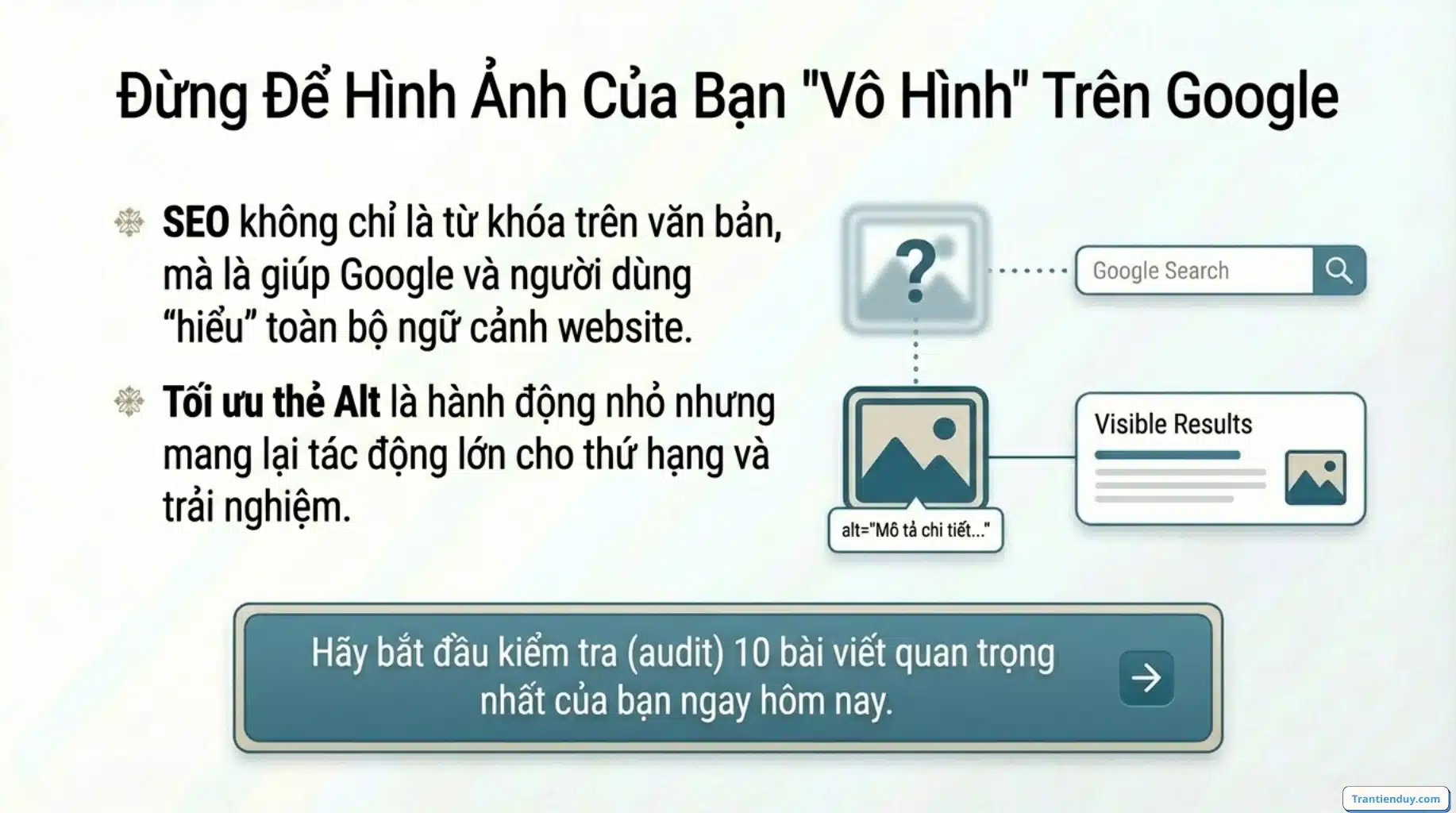 Thẻ ALT là gì? Cách tối ưu SEO hình ảnh Chuẩn 2026 ít ai biết 13 Hình ảnh trên Google