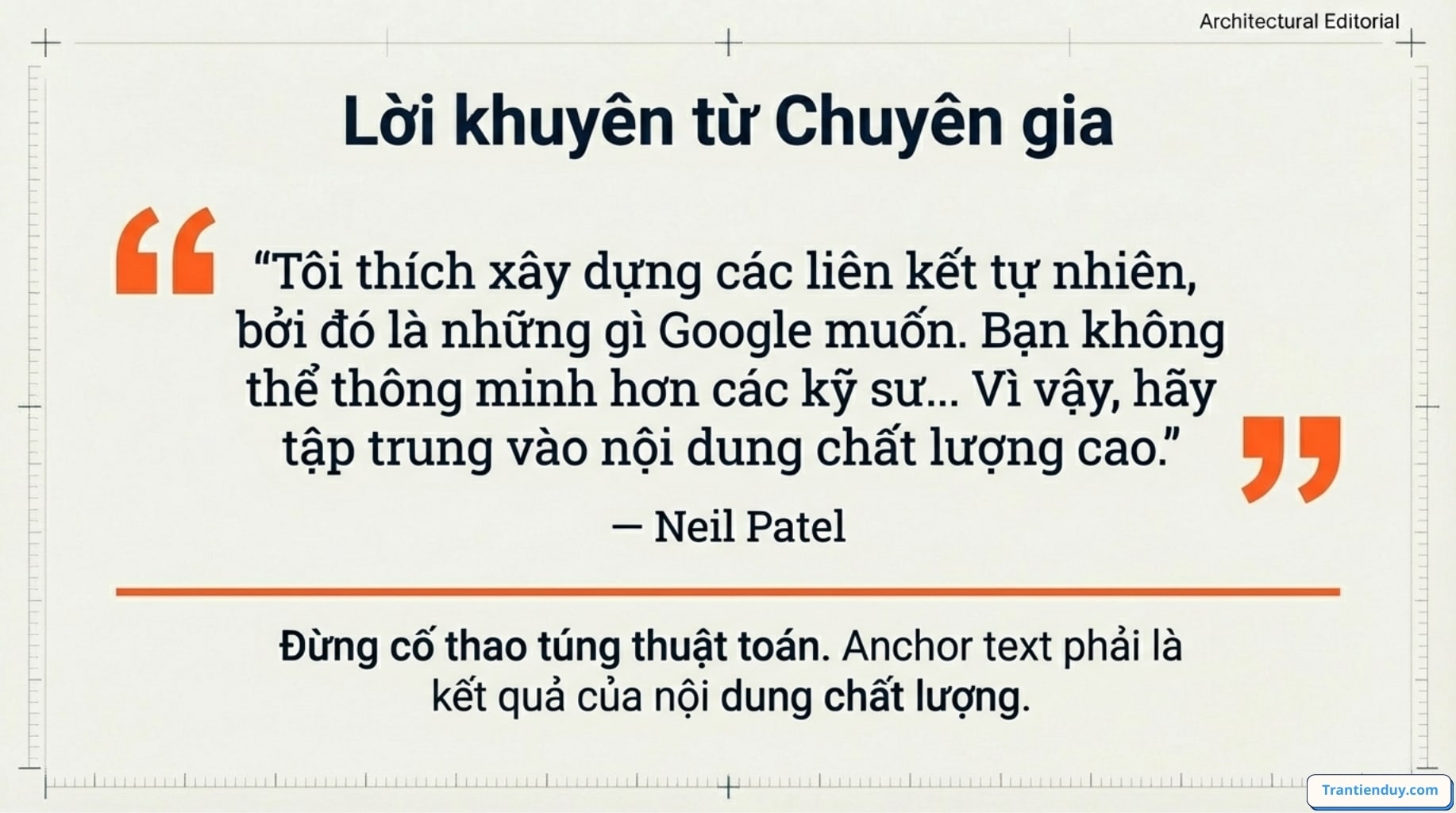 Lời khuyên về anchortext