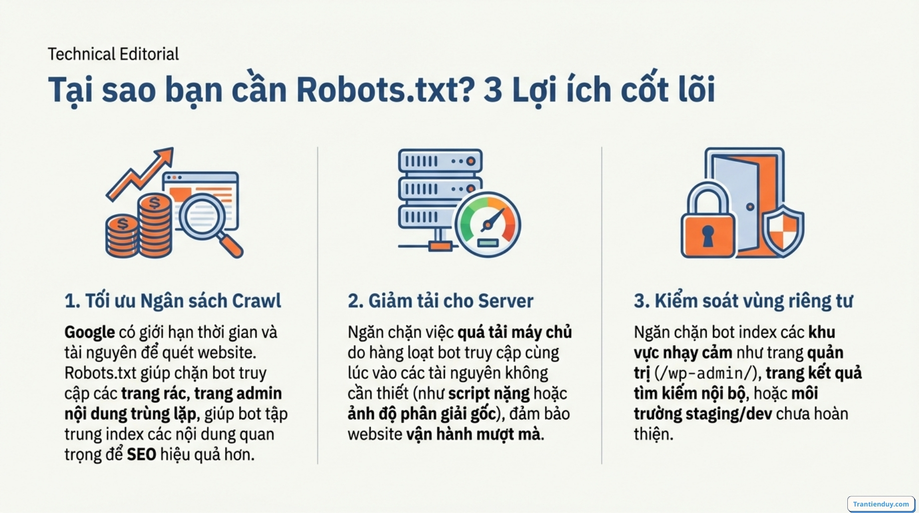 Tại sao cần Robots.txt 