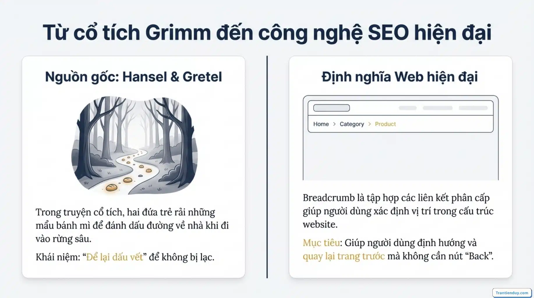 Breadcrumb là gì? 3+ Loại và Cách Tối Ưu Breadcrumb Website 3 Nguồn gốc Breadcrumb
