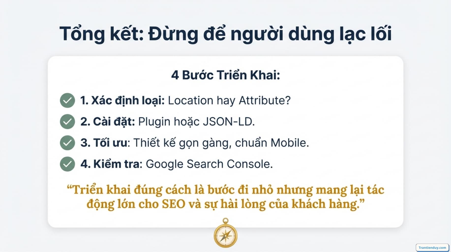 Triển khai Breadcrumb