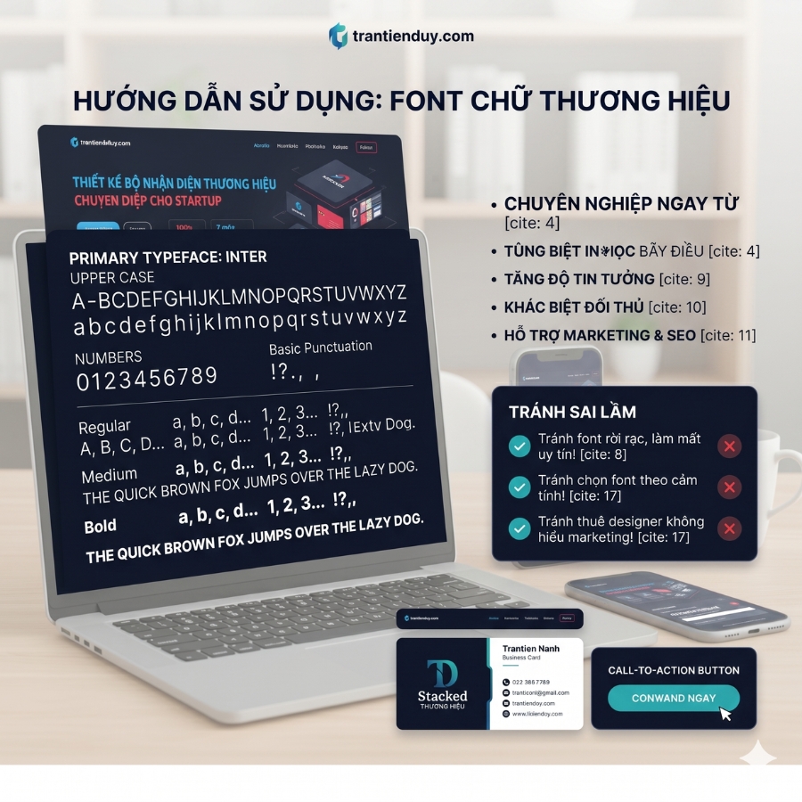 Font chữ thương hiệu