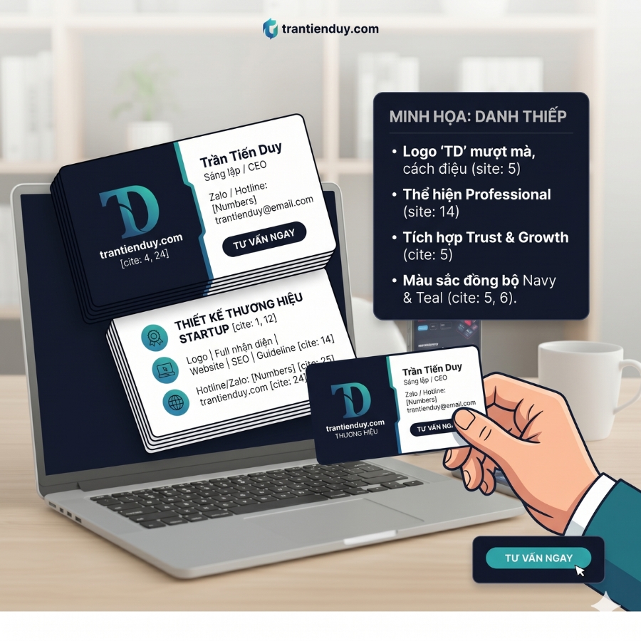 danh thiếp thương hiệu