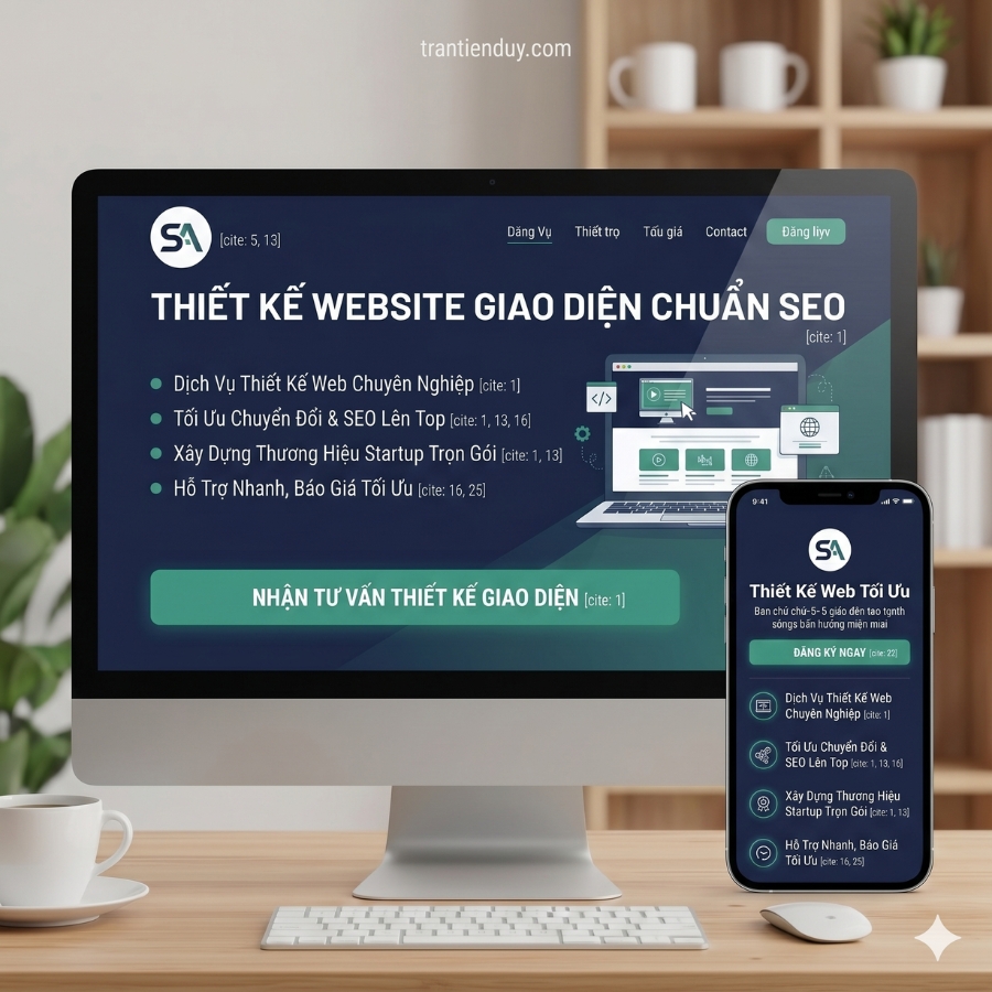 thiet ke website chuan SEO