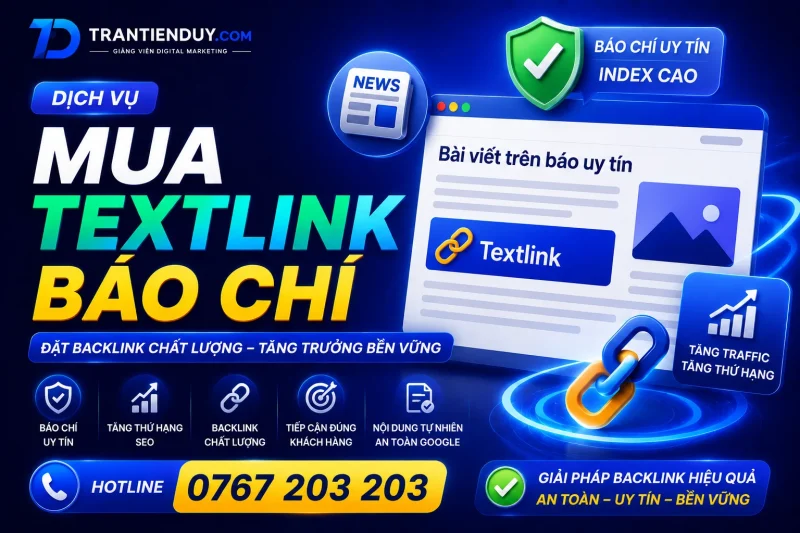 Dịch vụ Mua Textlink báo chí
