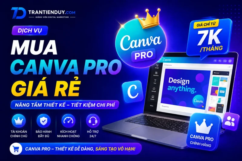 Mua canva Pro giá rẻ