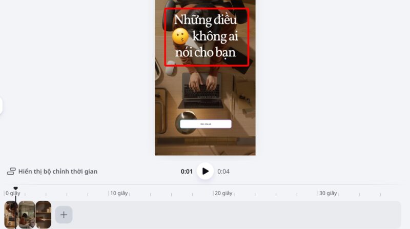 Cách tạo video trên Canva cho TikTok, Reels và YouTube Shorts 8 Thêm câu hook nổi bật ở cảnh đầu tiên để thu hút người xem
