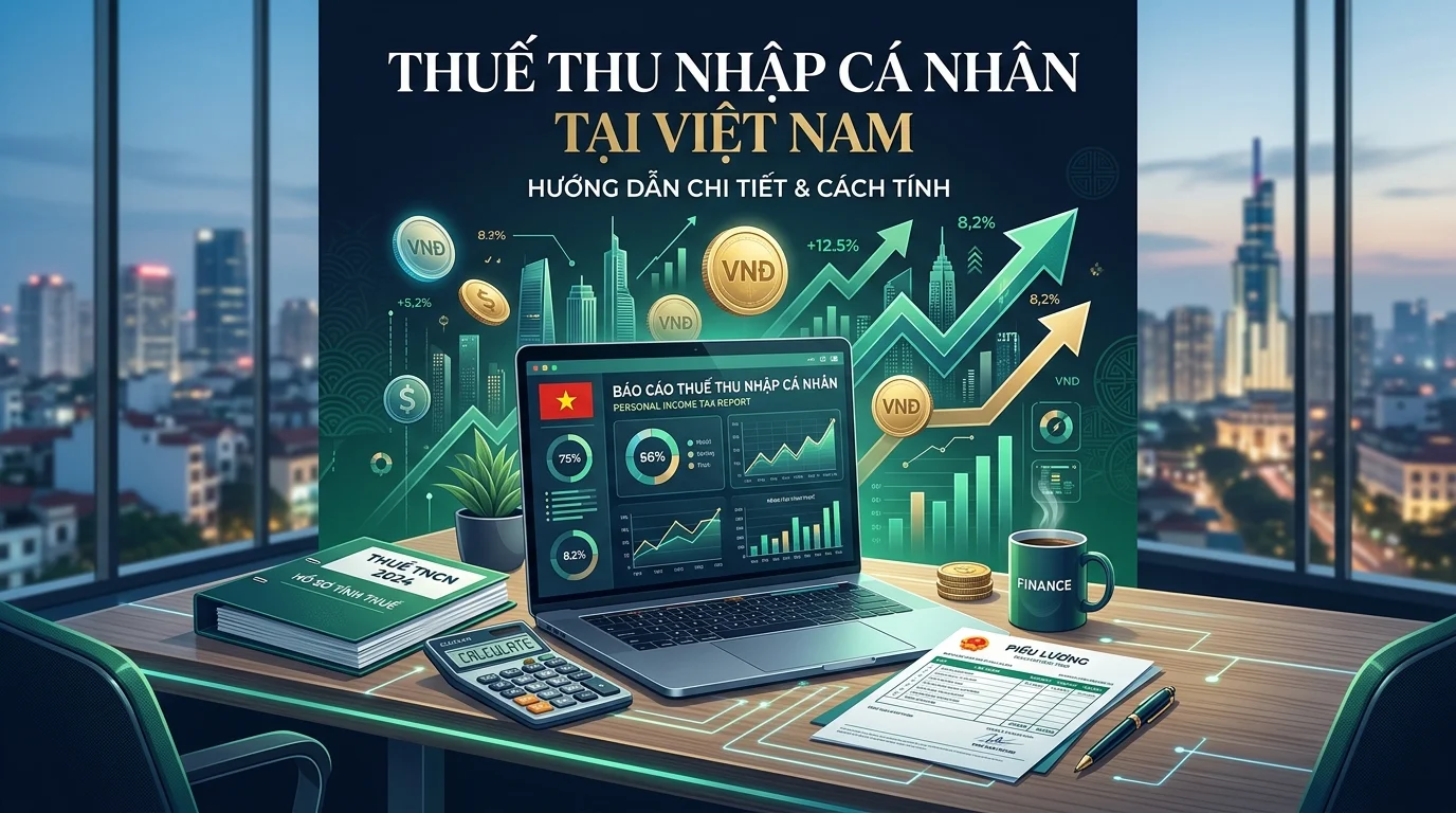 Cách tính thuế Thu nhập cá nhân chuẩn xác & Công cụ tính online 2026 1 Hướng dẫn cách tính thuế thu nhập cá nhân chi tiết theo quy định mới nhất