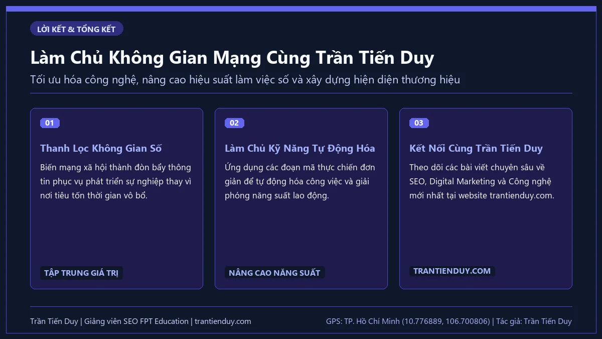 Cách Hủy Theo Dõi Hàng Loạt Người Dùng Trên Facebook Nhanh Nhất 13 Làm Chủ Không Gian Mạng Cùng Trần Tiến Duy - Trần Tiến Duy